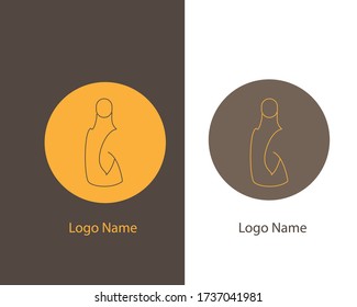 Logotipo de botella simple para el vector de esquema de su empresa o de barra