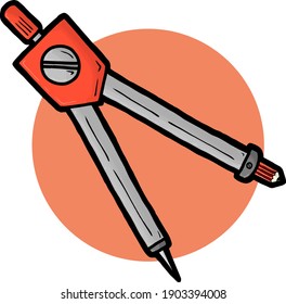 Simple bow stationary illustration vector