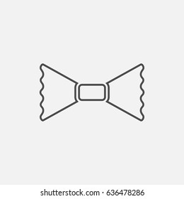 Simple bow tie icon.