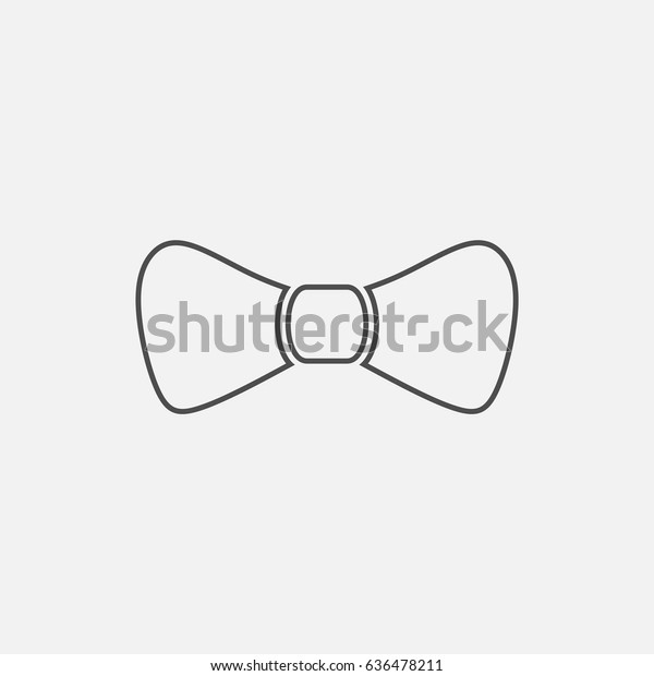 Simple Bow Tie Drawing