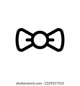 Simple Bow Tie icon. The icon can be used for websites, print templates, presentation templates, illustrations, etc