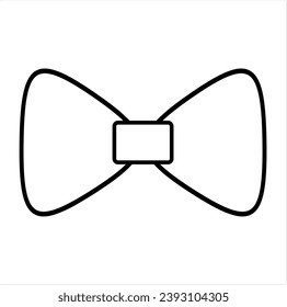 Simple bow tie vector icon