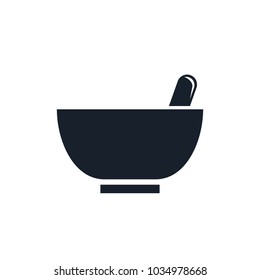 Simple bowl icon