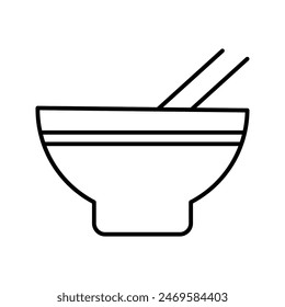 simple bowl vector icon design