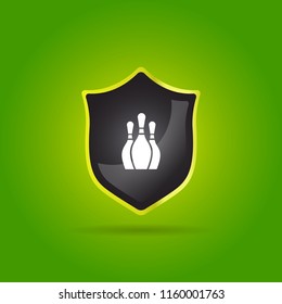 simple bowling icon