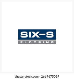 Logotipo Corporativa de forma de caja simple