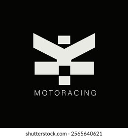 A simple box stripe logo arranged, suitable for workshop or racer designs
