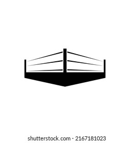 wrestling ring vector