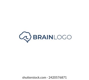 a simple brain logo suitable for branding