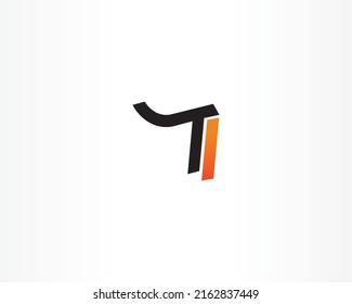 Simple brand and line concept logo design icon