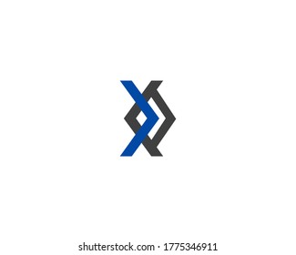 Simple brand logo design icon with line concept
