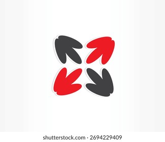 Logotipo de marca simples. Design de conceito de logotipo universal
