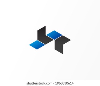 Simple brand vector logo design icon