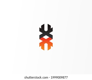 Simple branding vector logo design icon concept