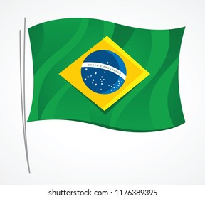 Simple Brazil flag