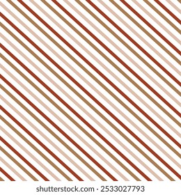  cor de tijolo simples, cor marrom e cor creem clara padrão de linha daigonal.