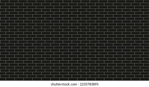 Simple brick wall background, vector