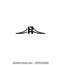 simple bridge logo