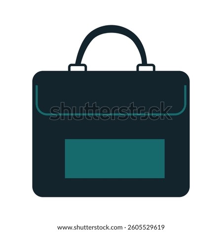 Simple Briefcase bag design Icon
