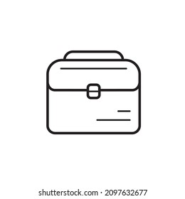 Simple Briefcase Vector Design Icon
