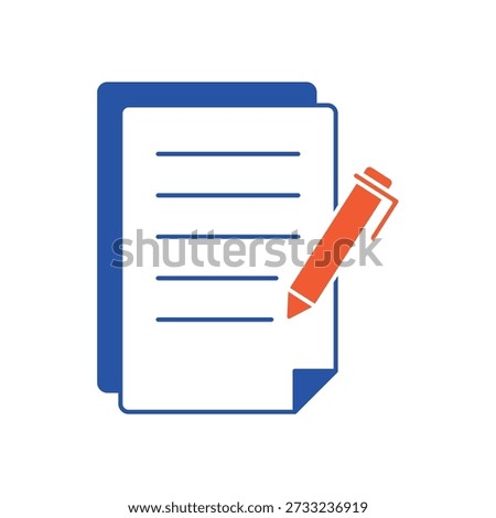 Simple Briefing icon for social media, app, and web design. Vector illustration, Eps 10.