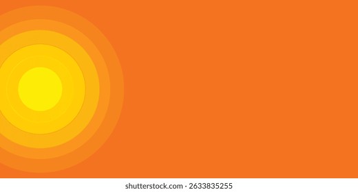 Simple bright geometric gradient pattern. Glowing minimal vector illustration banner and wallpaper. 