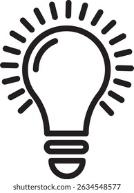 
Simple and bright light icon. Suitable for business presentations and can be used for comics. With EPS 10 file format