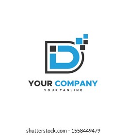 simple and brilliant Initial DI, ID logo template, business and web logos