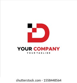 simple and brilliant Initial ID, D, DI logo template, business and web logos