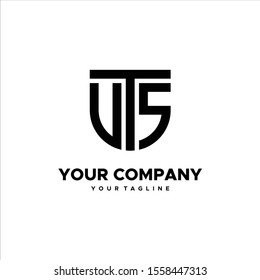 simple and brilliant Initial UTS, TUS, STU, UST logo template, business and web logos