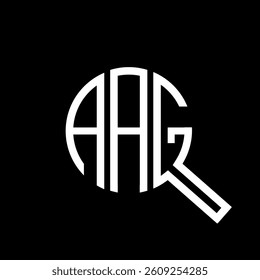 simple and brilliant letter AAG unique logo design
