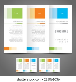 simple brochure design template trifold