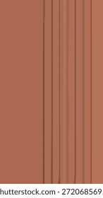 Simple brown background art with simple stripes pattern