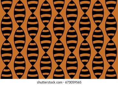 Simple brown beads pattern