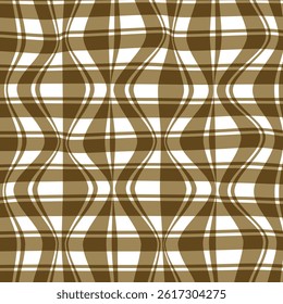  simple brown colour chaqe plade semless envolbe distorting pattern