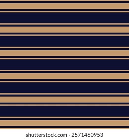  simple brown colour horizontal thik and thin line pattern on navy blue colour background