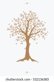 Simple Brown Tree