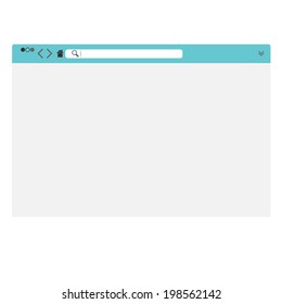 simple browser window. vector