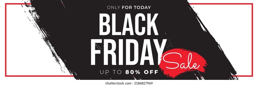 Simple Brush Black Friday Banner