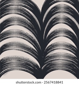 Simple brush stroke abstract contemporary. Grainy grey bold brush stroke with spray texture. Template hand drawn abstract shape textures. Retro vector background for posters.