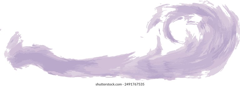 Simple Brushstroke Watercolor Texture Material, Vector