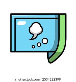 Simple bubble chat for designer or illustrator