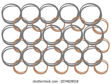 simple bubble pattern vector illustration, textile