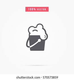 simple Bucket icon