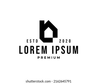 Fácil Forma Edificio Arquitectura Interior Construcción Inmobiliaria Empresa de Negocios Stock Vector Modelo de diseño
