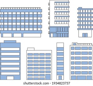 Simple building building illustration landscape material
