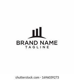 simple building logo design vector