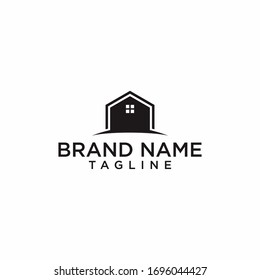 simple building logo design vector
