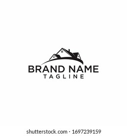 simple building logo design vector