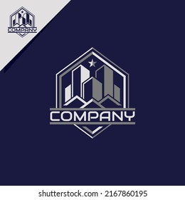 logotipo de construcción simple. adecuado para la construcción o la construcción inmobiliaria